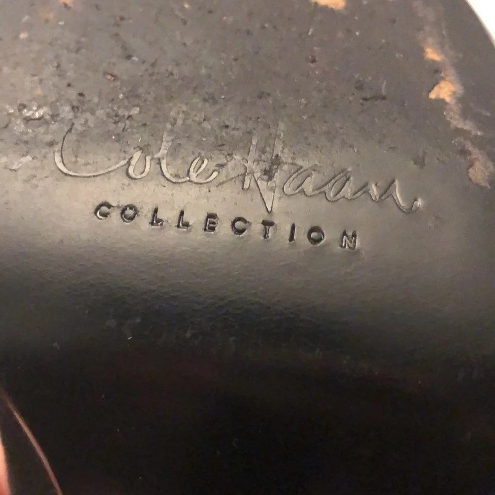 Cole Haan Collection Black Suede 5” Heel Nike air Size 5B